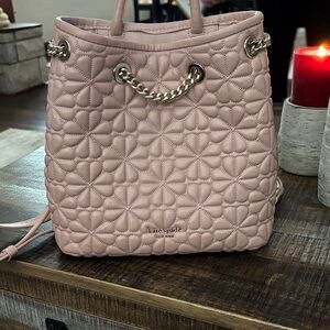 Kate Spade Blush Quilted Shoulder Bag